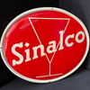 Sinalco Blechschild mit extrem stark gebördelten Rand (1950/1960)