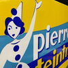 Pierette Teintnet (beidseitig emailliertes Schild um 1955)