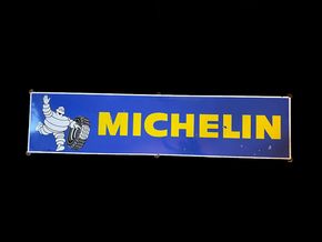 Michelin XXXL - Emailleschild (Frankreich 1970 / Fast 2 Meter breit)