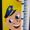 Mazda - La lampe éclairage-radio (emailliertes Thermometer um 1955)