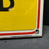 Gambrinus Bier Nagold - Emailschild 48 x 31 cm - D - um 1955