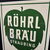 Röhrl Bräu Straubing / München 50 x 33 cm - Emailschild - D um 1960