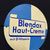 Blendax Hautcreme mit D-Vitamin Emailschild rund  30 cm - D um 1950
