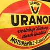 Uranol Blechschilder- Duo - Ich fahre wohl mit Uranol! Autoöl Traktorenöl