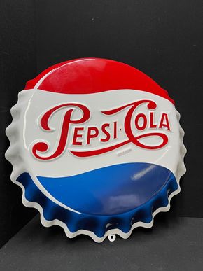 Pepsi Cola Emailledeckel (50er Jahre)