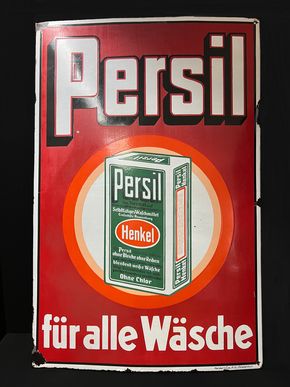 Persil Päckchen - Emailleschild in XXL