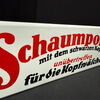 Schaumpon mit dem schwarzen Kopf (Emailleschild Reproduktion)