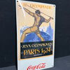 Coca Cola - Sport Serie - Paris 1924 (Emailleschild Reproduktion)