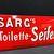 Sarg‘s Toilette-Seifen - Verschönern den Teint (Emailleschild der 20er Jahre)
