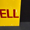 Shell Tankstellen-Benzinpreis-Zahlenschild mit den Zahlen 4 und 5 (Vorder- bzw Rückseite)