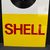 Shell Tankstellen-Benzinpreis-Zahlenschild mit den Zahlen 6 und 7 (Vorder- bzw Rückseite)