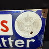 Wizemanns Palmbutter (Gewölbtes Emailleschild um 1920)