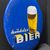 Bier / Kühles Bier (50er Jahre Emailleschild)