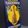 Hubertus Bräu (Laa Thaya - geprägtes Blechschild um 1920)