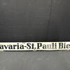 Bavaria St. Pauli Bier Hamburg (Emaillestreifen um 1925)