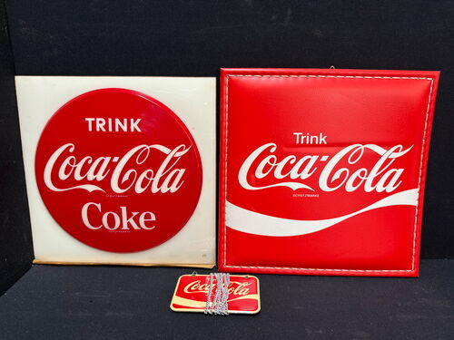 Coca Cola 3er Set (60er und 70er Jahre ca.)