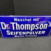 Dr. Thompsons Seifenpulver „Marke Schwan“ (Gewölbtes Emailleschild 1930/1950)