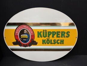 Küppers Kölsch Emailleschild (ab 1993)