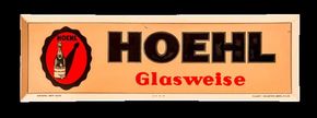 Hoehl Sekt – Glasweise um 1930