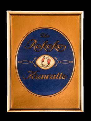 Rokoko Krawatte um 1925