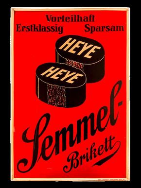 Heye Semmel-Brikett um 1925