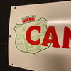 Canada Dry Beverages Emailschild 90 x 30 cm um 1975 