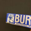 Burnus - das organische Einweichmittel - Emailschild - Türschild 31,5 x 5,5 cm um 1930