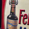 Dresdner Feldschlösschen Karamelbier Blechschild  52 x 37 - D um 1920