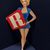 Continental Pinup Pin Up Blechschild R - Radial 45 x 23 cm D um 1950 