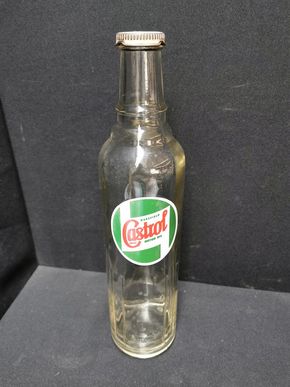 Castrol Ölflasche mit Originaldeckel (50er Jahre)