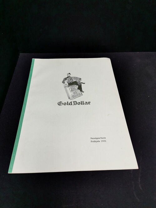 Gold Dollar Werbegrafiken des Frühjahres 1951 - Großformatiges Verlagsheft zum Werbekampagne des ersten Quartals 