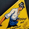 Superphosphat - Am Sup 9x9 - Am Sup Ka 8x8x8 (Blechschild um 1930)