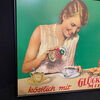 Glücksklee Milch - Gerahmtes Kleinplakat - Werbeschild  -  62 x 45 cm  - D um 1930 