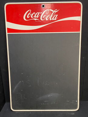 Coca Cola Werbeschreibtafel (1973)