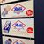 Rolli Eiskrem Werbeblechaufhänger mit sechs Blechen an Kettengliedern (60er Jahre)