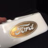 Ford Werbeaschenbecher mit Logo in Goldschrift um 1960 von Rastal 