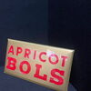Apricot Bols Türschild Blechschild Semiglas um 1950 