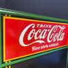 Coca Cola Blechschild mit Tafelbereich (Frühe 30er Jahre)