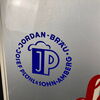 Jordan Bräu Amberg - Blechschild Semi-Email signiert 32 x 44 cm - D um 1960