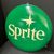 Sprite Blechdeckel (Ca. 41 cm im Durchmesser) 60er Jahre