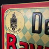  Uraltes Blechschild - Develey Bavaria Senf München - 35 x 24 cm - um 1905