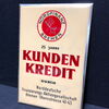 Nordfinanz Bremen - 25 Jahre Kundendienst Blechschild mit Semi-Glas-Überzug (A44)