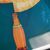 Libella Glasschild im Kleinformat - Zitrone Orange  25 x 20 cm