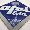 Afri Cola Raute als 3D geprägtes Blechschild mit Halterung -  D um 1950/60
