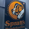 Spratts Spatt´s Hundekuchen Emailschild 98 x 64 cm - Lindenstaedt - D um 1915