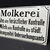 Molkerei Emailleschild (1930/1950)