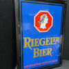 Riegeler Bier - Meyer & Söhne Riegel in Baden (Emailleschild im originalen Metallrahmen)