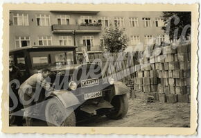 Kaelble Diesel - Originalfoto aus Berlin Steglitz um 1925 (Motiv1)