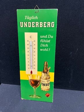 Underberg Pappthermometer (Um 1960)