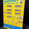 Blaupunkt Autoradio Werbepappe aus dem Jahr 1964